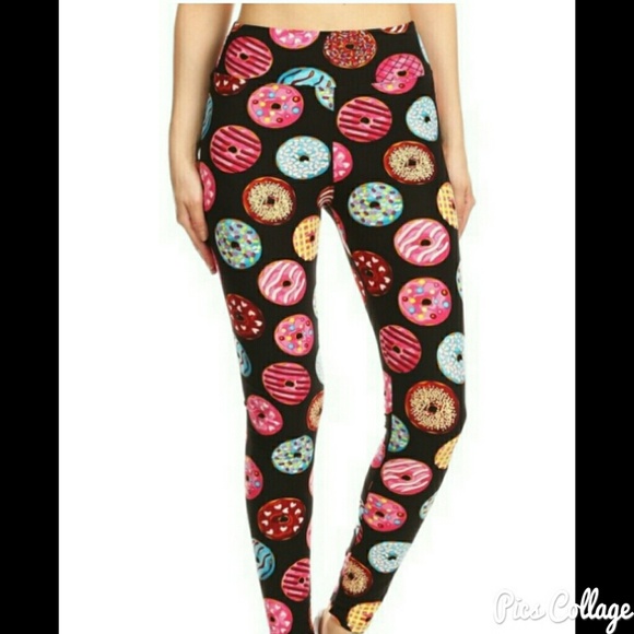 Yummy Donut Leggings w/Yoga Waistband - Picture 2 of 7